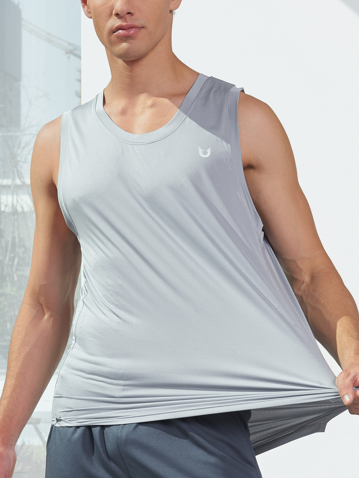 Running Tank Tops for Men Plus Size Sleeveless Dry fit Summer Work Gym