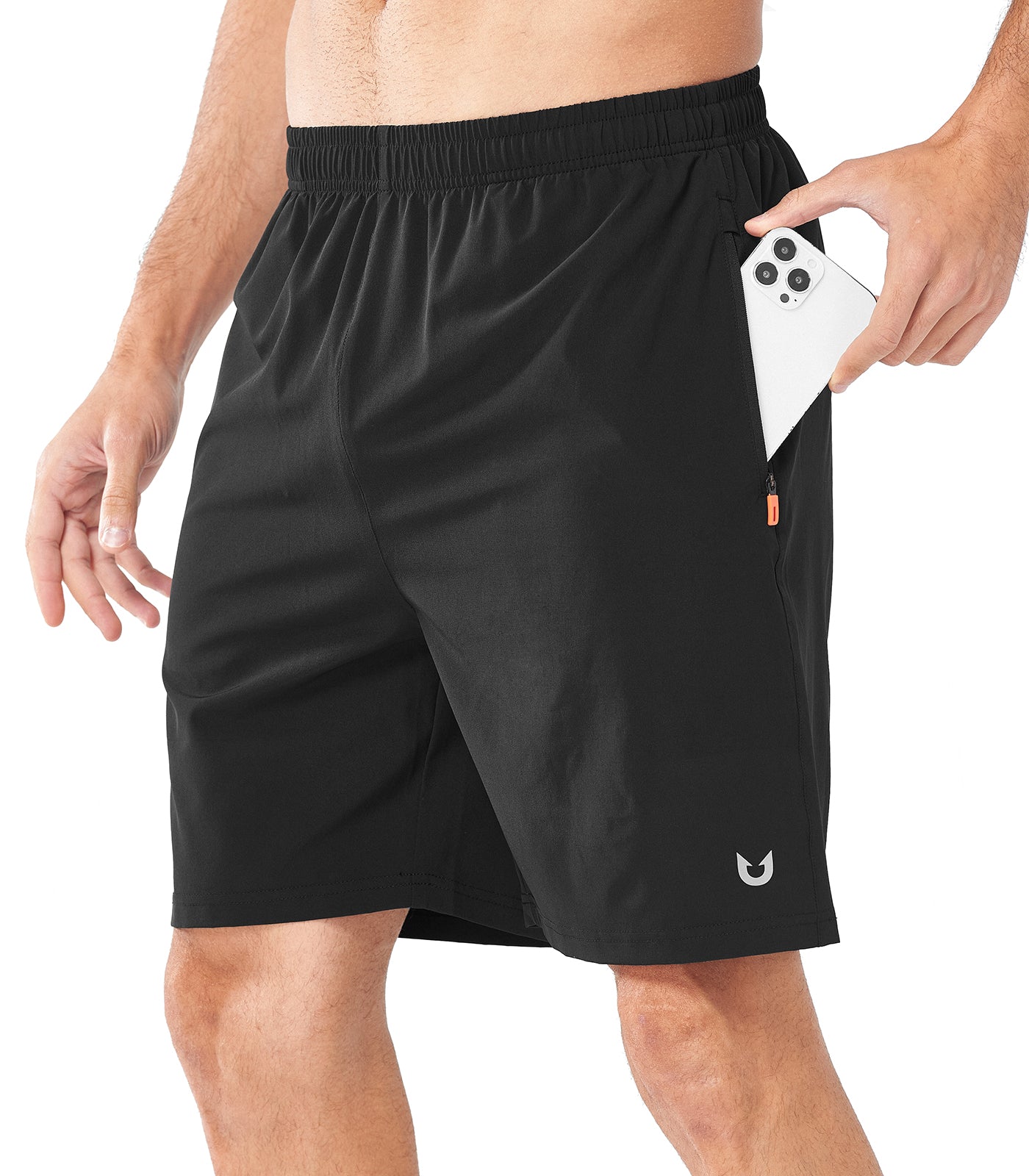 Men's Athletic Sports 9 inch Shorts Quick Dry for Training Gym Outdoor