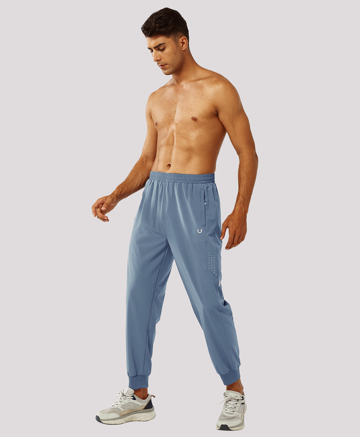
Men's Lightweight Athletic Joggers Gym Workout Sport Pants for Running — Blue Bell
