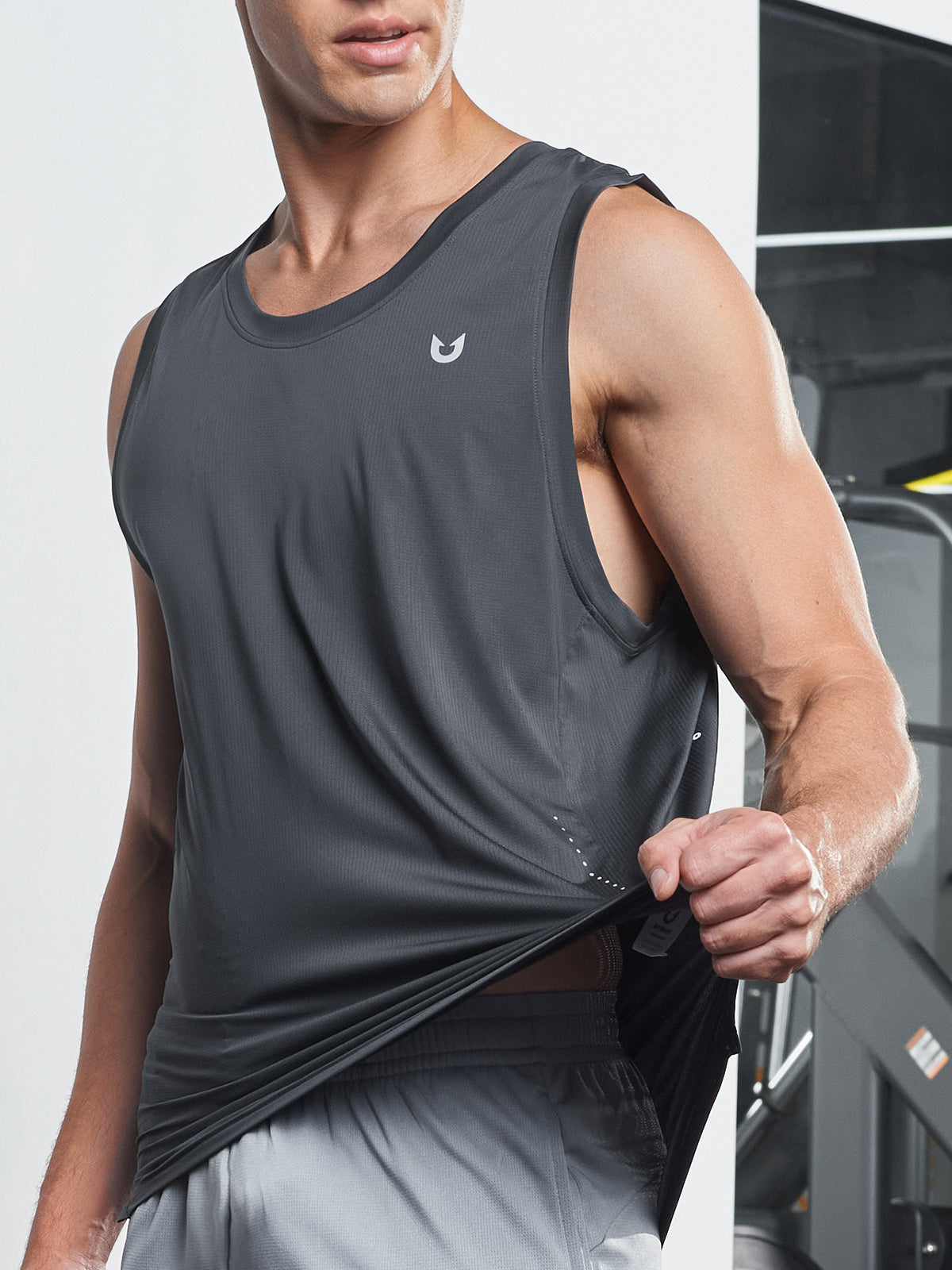 Running Tank Tops for Men Plus Size Sleeveless Dry fit Summer Work Gym