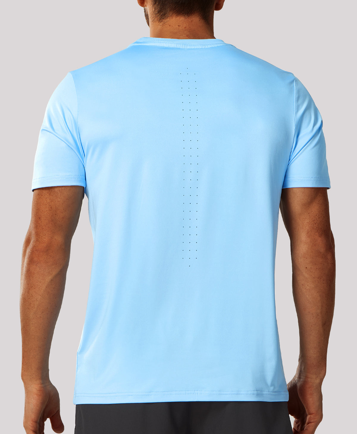 
Men's Performance Workout Short Sleeve T-Shirts — Sky Blue