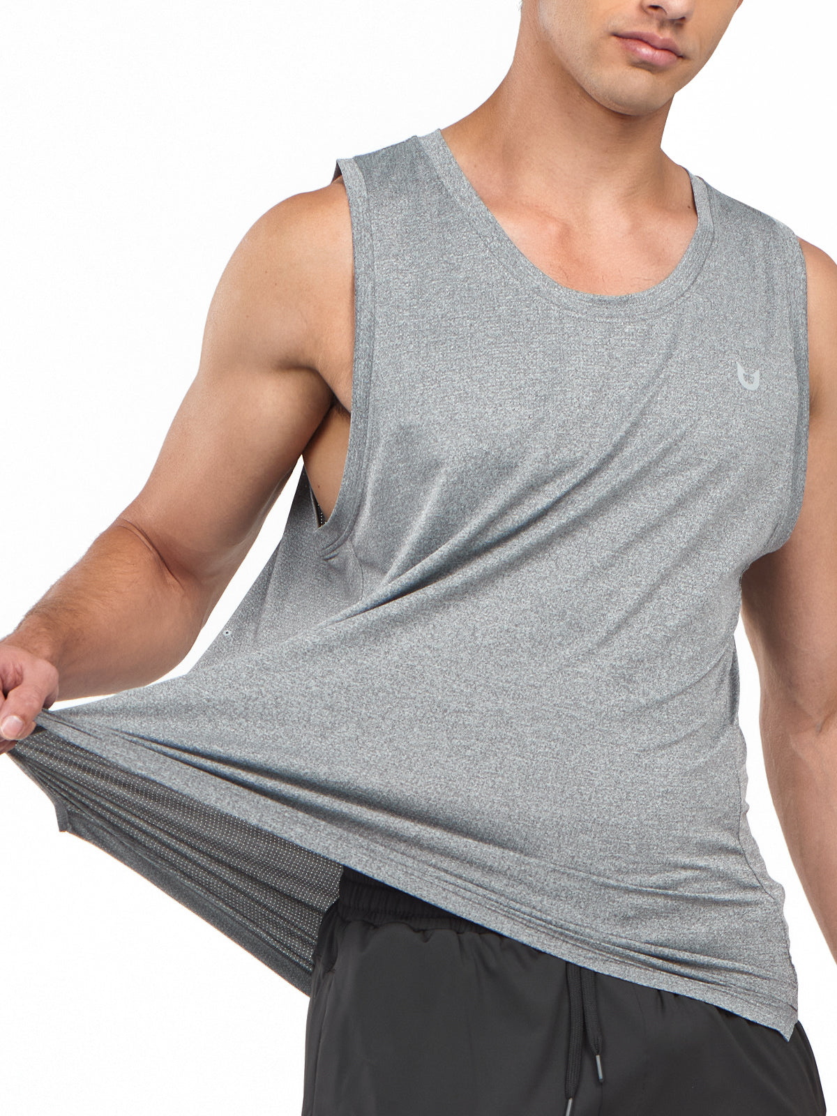 Running Tank Tops for Men Plus Size Sleeveless Dry fit Summer Work Gym