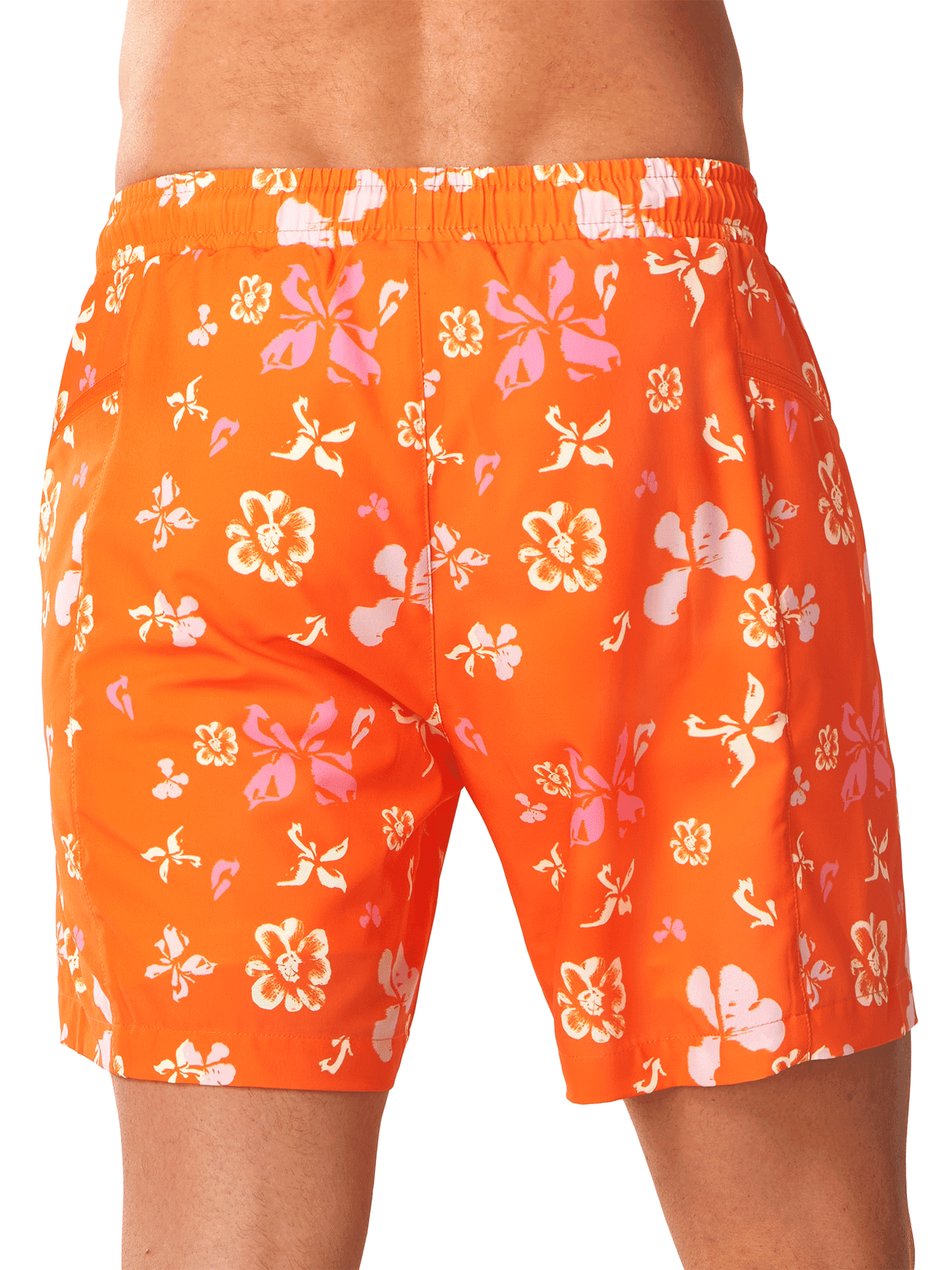 Orangeflower Water Repellent Beach Bathing Suit - Full Back View
