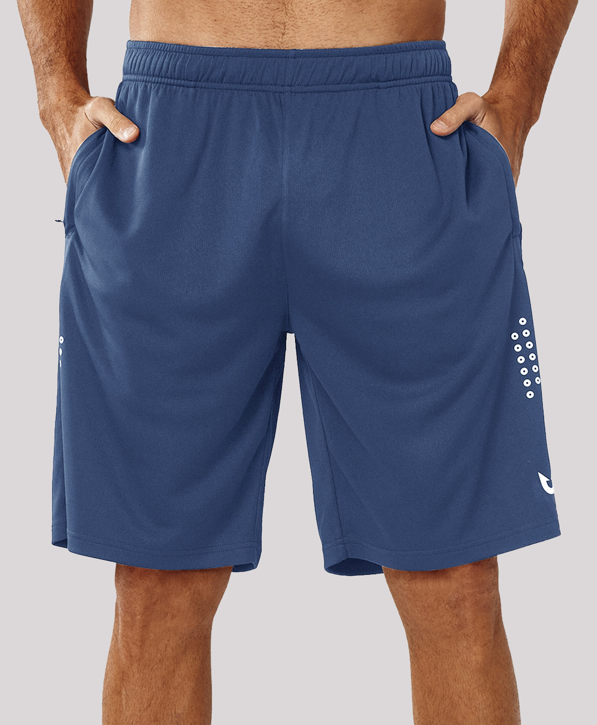 
Men's 10" Breathable Mesh Basketball Athletic Shorts — Federal Blue