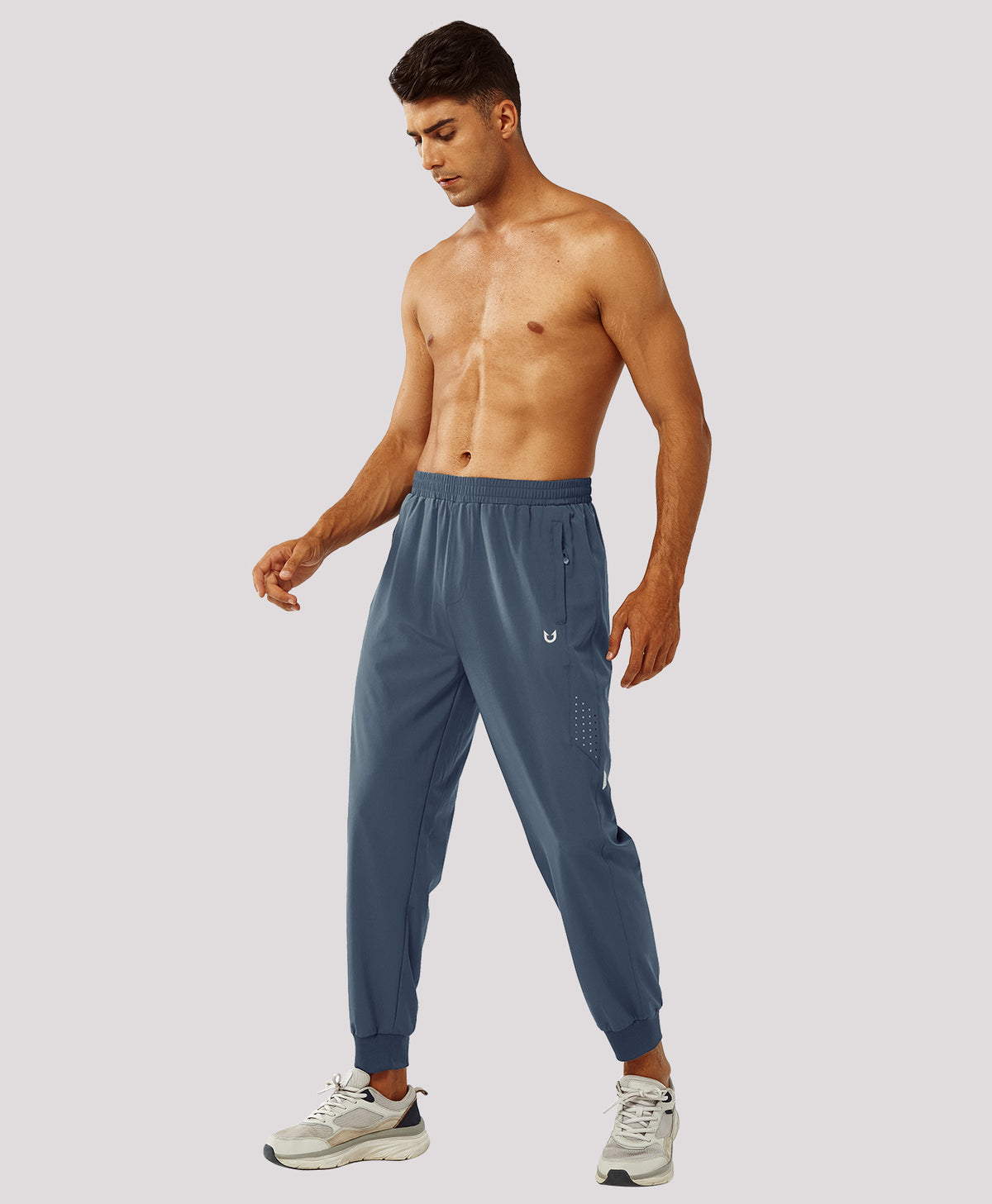 
Men's Lightweight Athletic Joggers Gym Workout Sport Pants for Running — Cool Grey