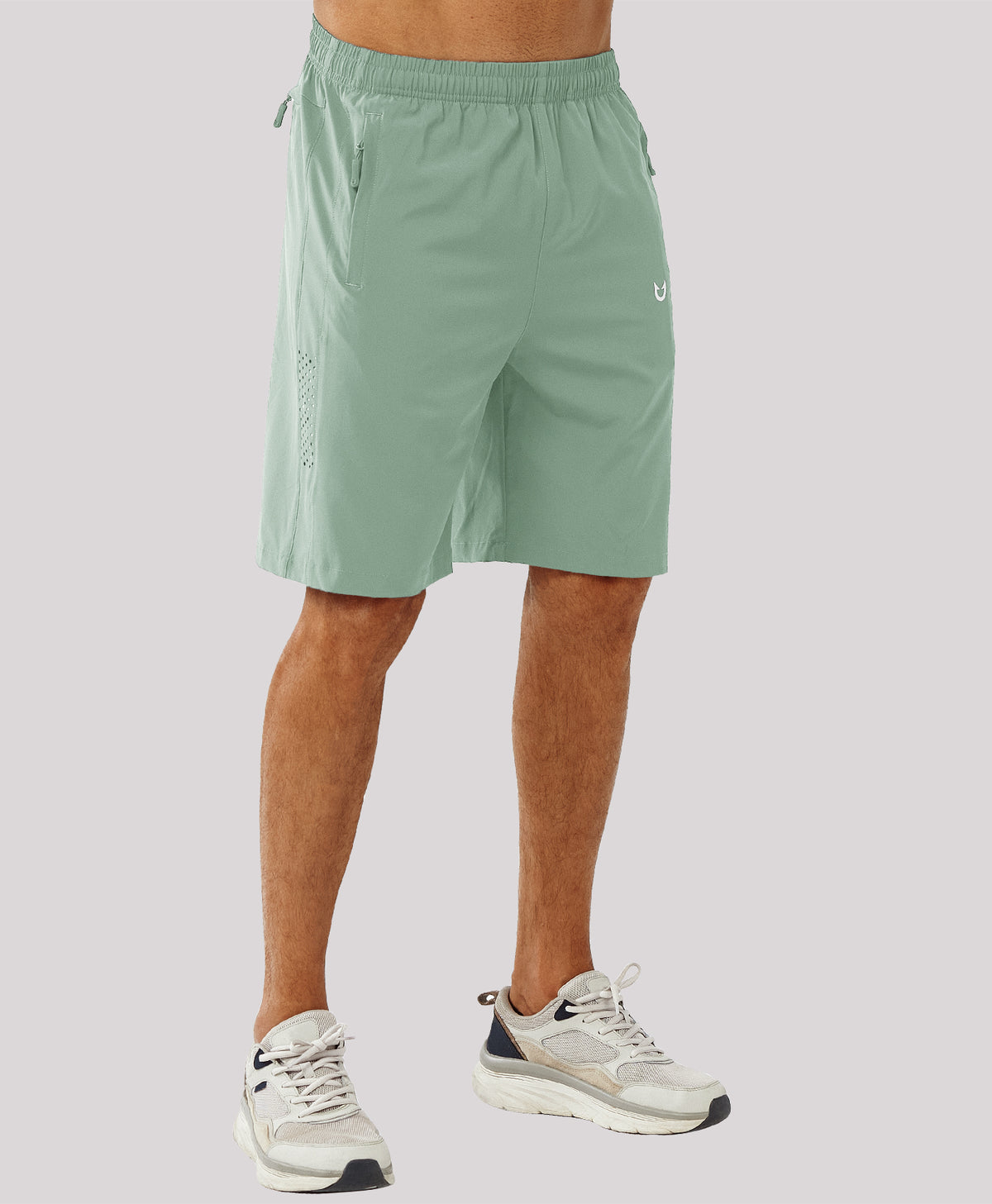 
Men's Hiking 9 Inch Inseam Athletic Shorts Quick Dry Fit Gym Workout — Lodenfrost