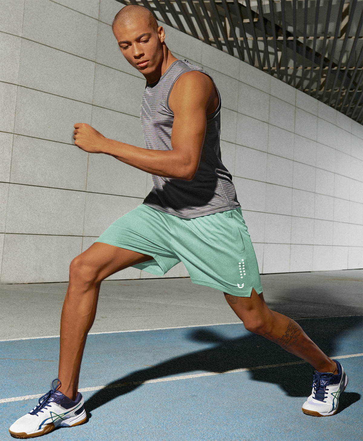 
Men's 7-inch Mesh Tennis Sweat Shorts with Pockets Elasticated Waist — Lodenfrost