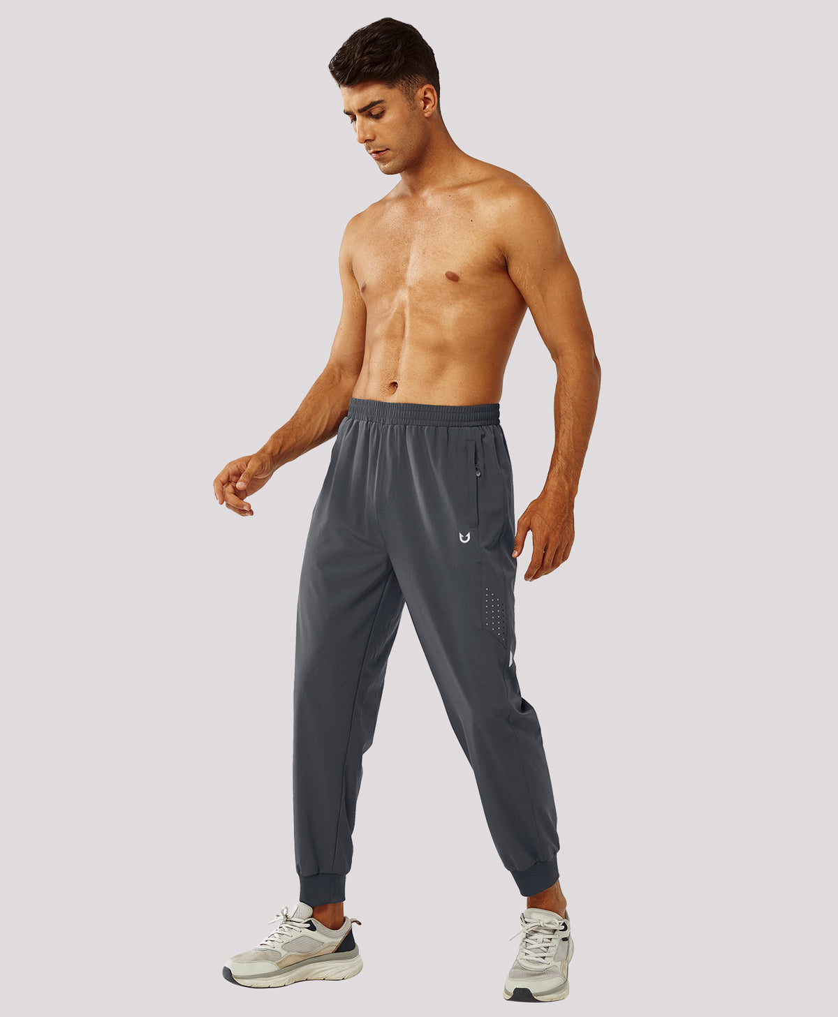 
Men's Lightweight Athletic Joggers Gym Workout Sport Pants for Running — Dark Grey