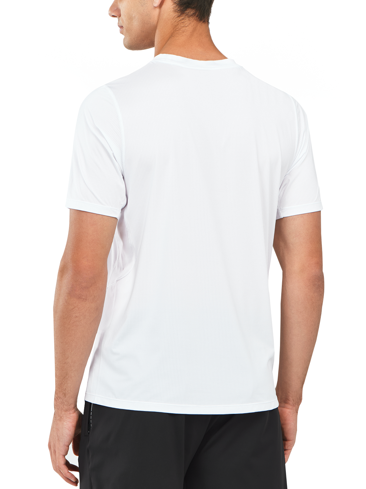 Northyard Men's White Gym Compression T Shirts Breathable Wicking for Workout Fitness Back