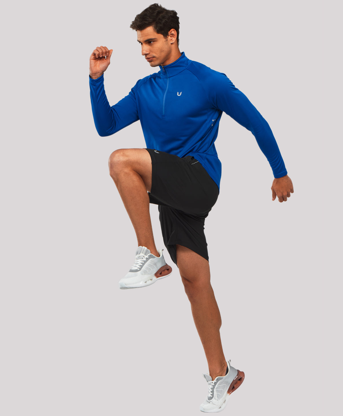 
Men's 1/4 Zip Athletic Pullover Shirts Lightweight — Royal Blue