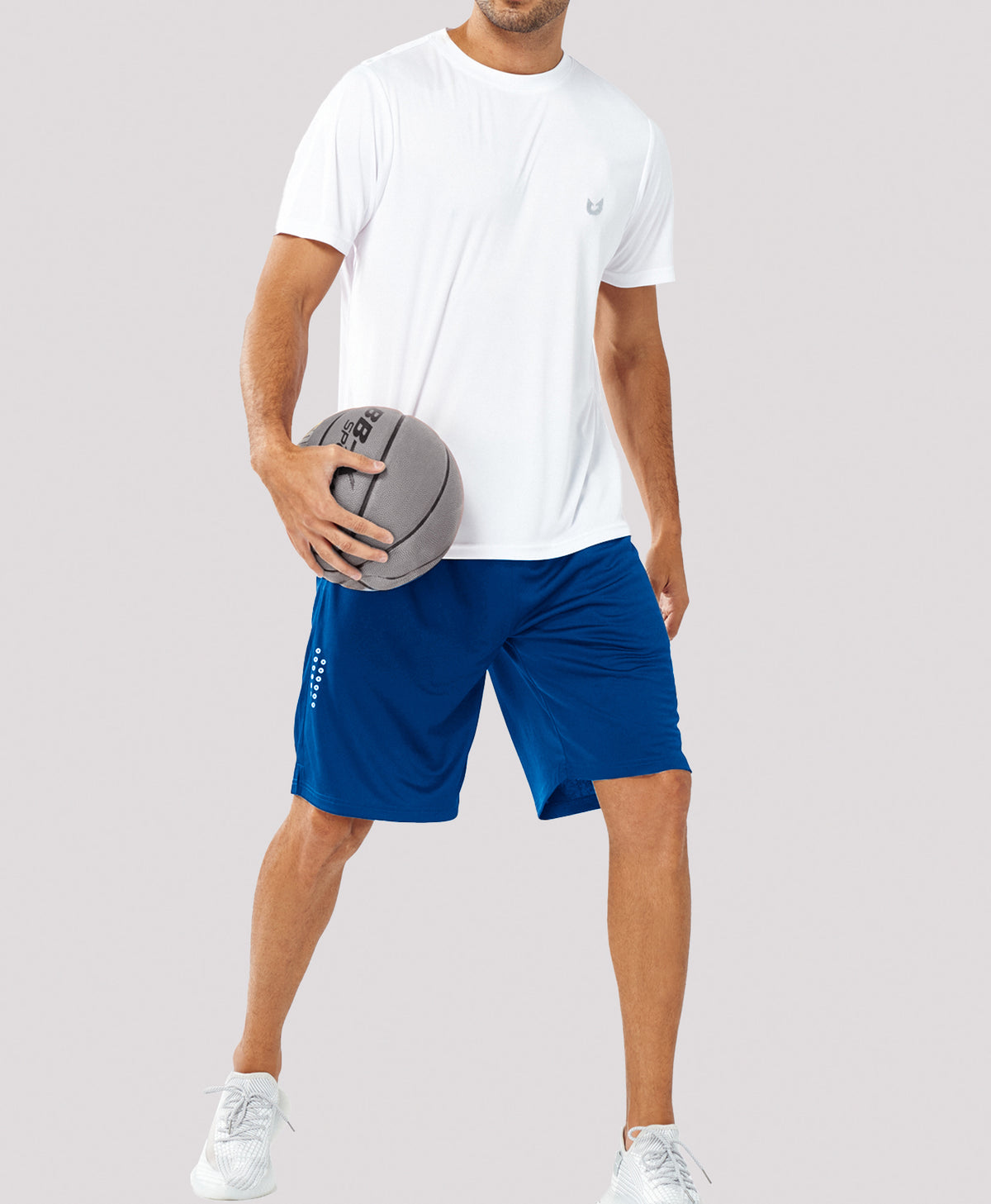 
Men's 10" Breathable Mesh Basketball Athletic Shorts — Royal Blue