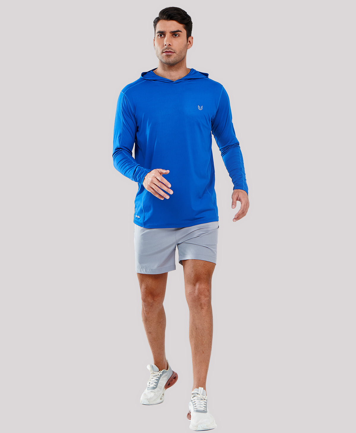 Northyard Men's UPF50+ Rash Guard Hoodie T-Shirts Sun Protection Long Sleeve for Fishing
#color_Royal Blue