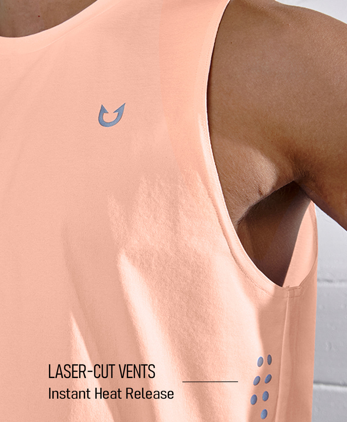 
Men's Muscle Workout Tank Top Performance Quick Dry Sleeveless Shirts — Pink