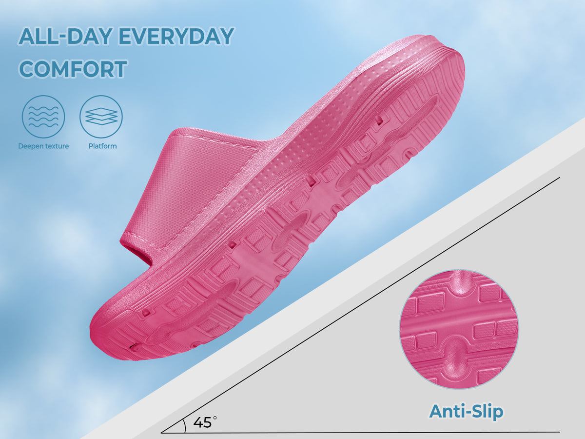 
Slippers for Women and Men Non Slip Slide Sandals House Beach Shoes