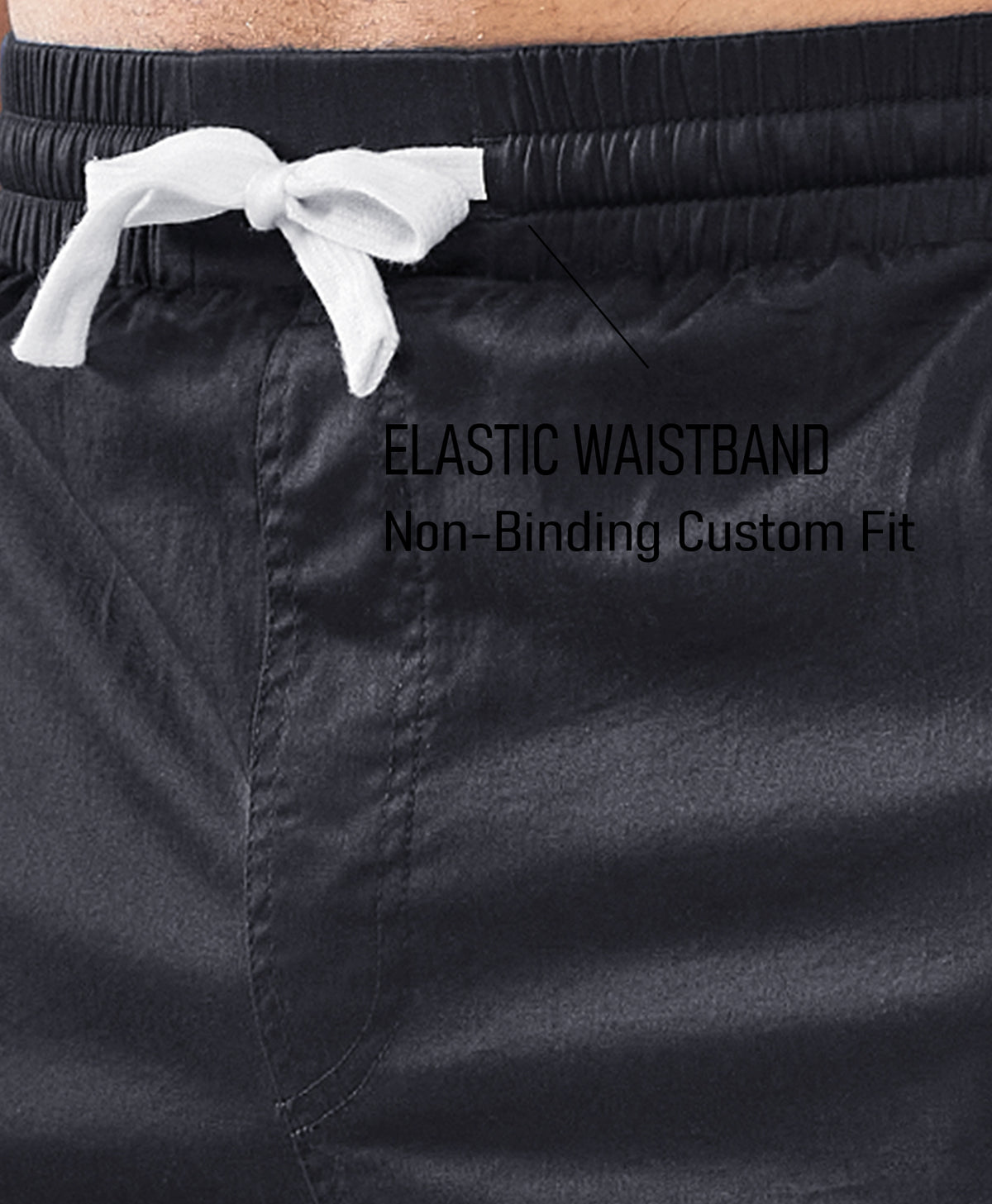 
Men's 9" Cotton Flat Front Hiking Shorts with Zipper Pockets — black