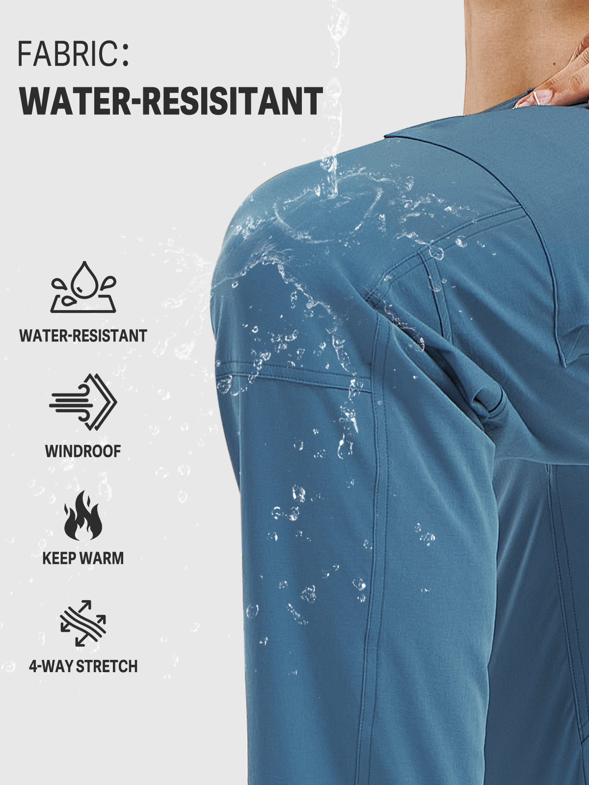 Men's Cargo Hiking Pants Lightweight with Multi Pockets for Outdoor