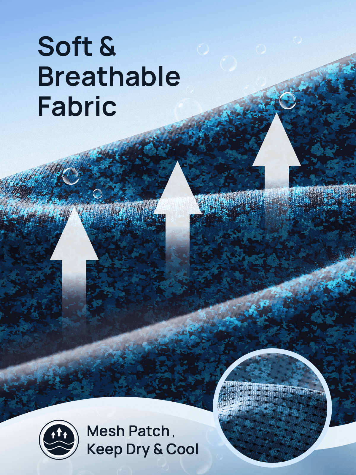 Camo 3D Pouch Support & Targeted Mesh Ventilation