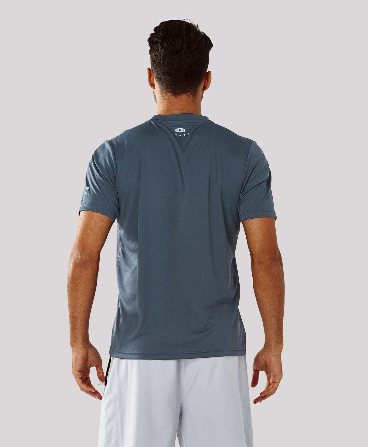 
Men's Athletic Running T-Shirts Short Sleeve Workout Dry fit Gym Sport — Dark Grey