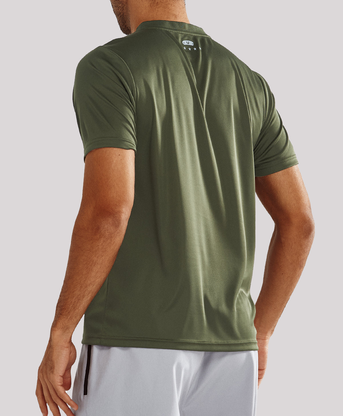 
Men's Athletic Running T-Shirts Short Sleeve Workout Dry fit Gym Sport — army green