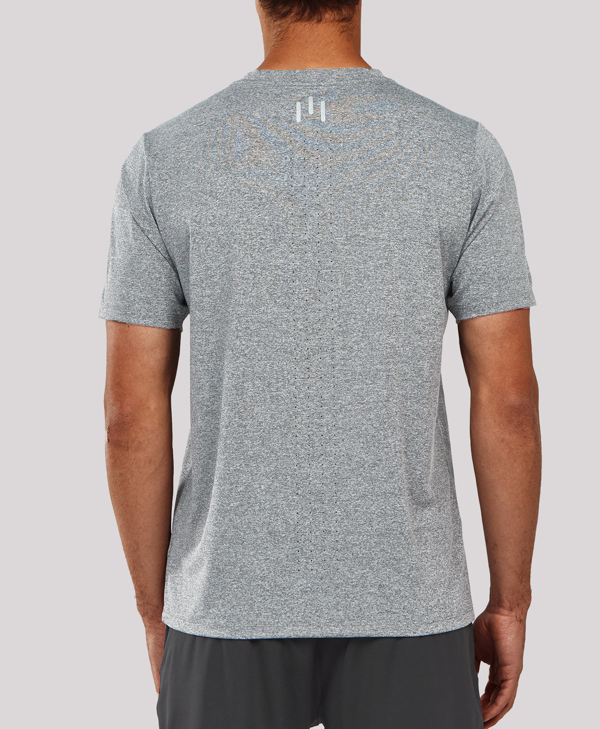 
Men's Breathable V2.0 Performance Workout T-Shirts — Smoke Heather
