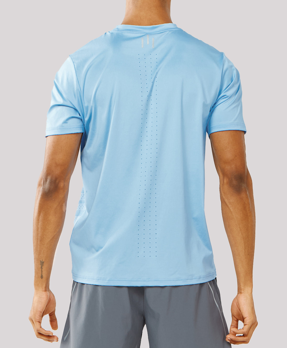 
Men's Breathable V2.0 Performance Workout T-Shirts — Sky Blue