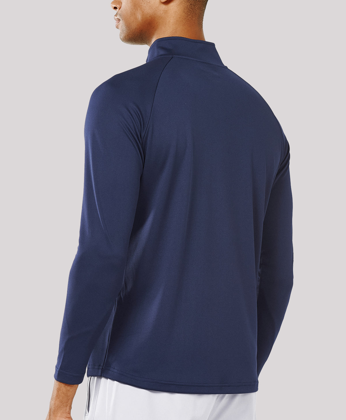 
Men's 1/4 Zip Athletic Pullover Shirts Lightweight — Navy