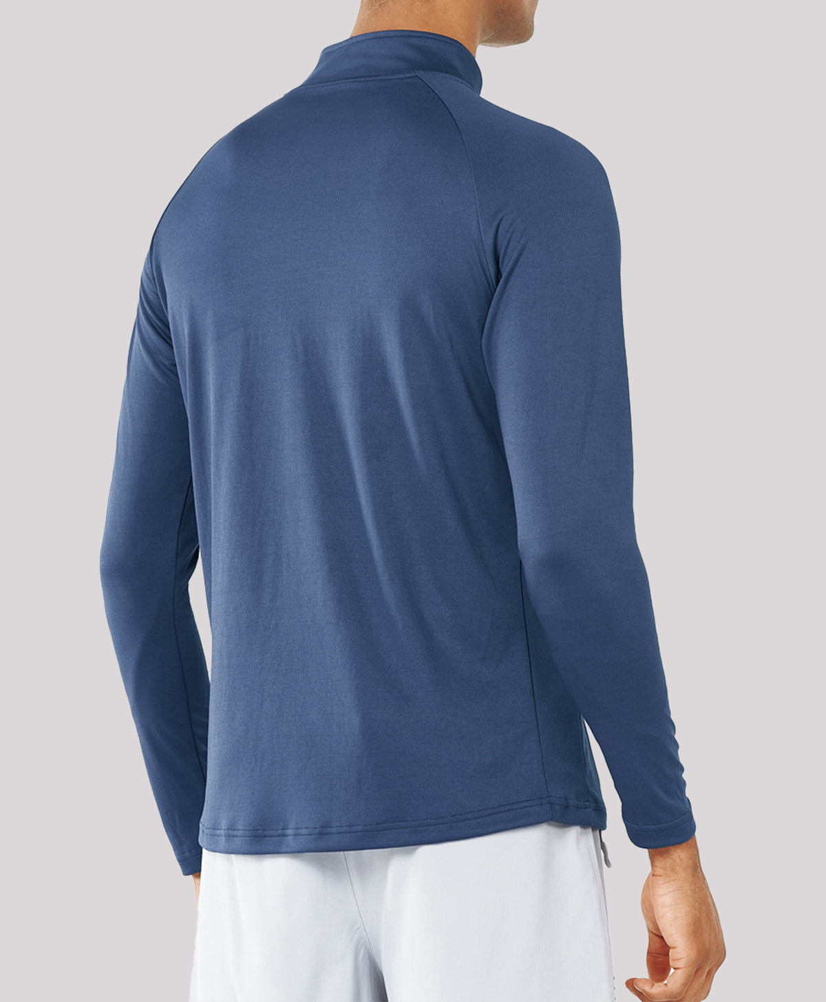 
Men's 1/4 Zip Athletic Pullover Shirts Lightweight — Federal Blue