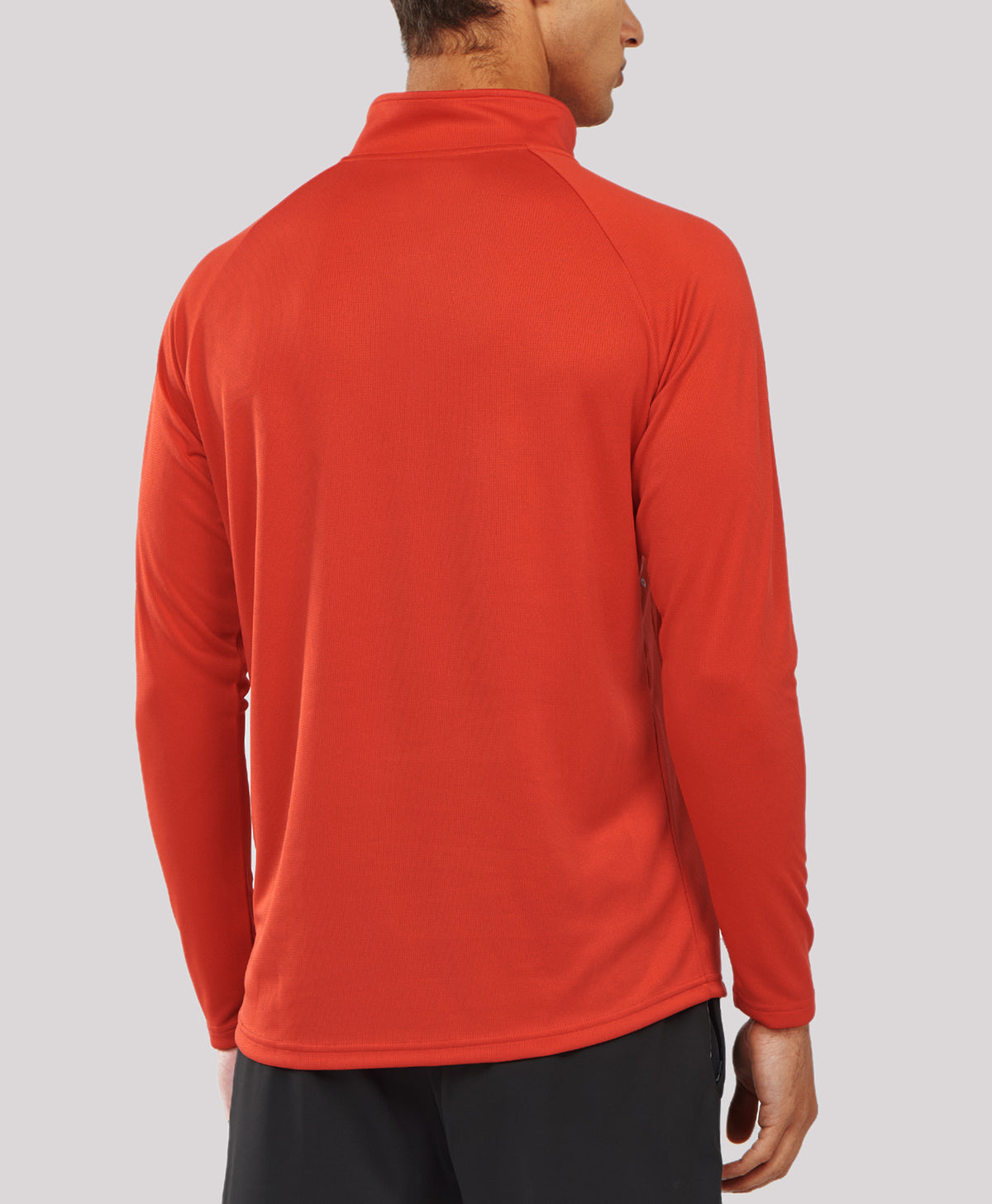 
Men's 1/4 Zip Athletic Pullover Shirts Lightweight — Red