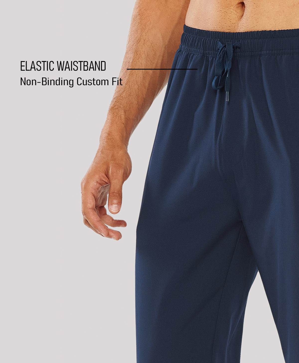 Men's Athletic Works Sweatpants Lightweight with Pockets for Gym Track