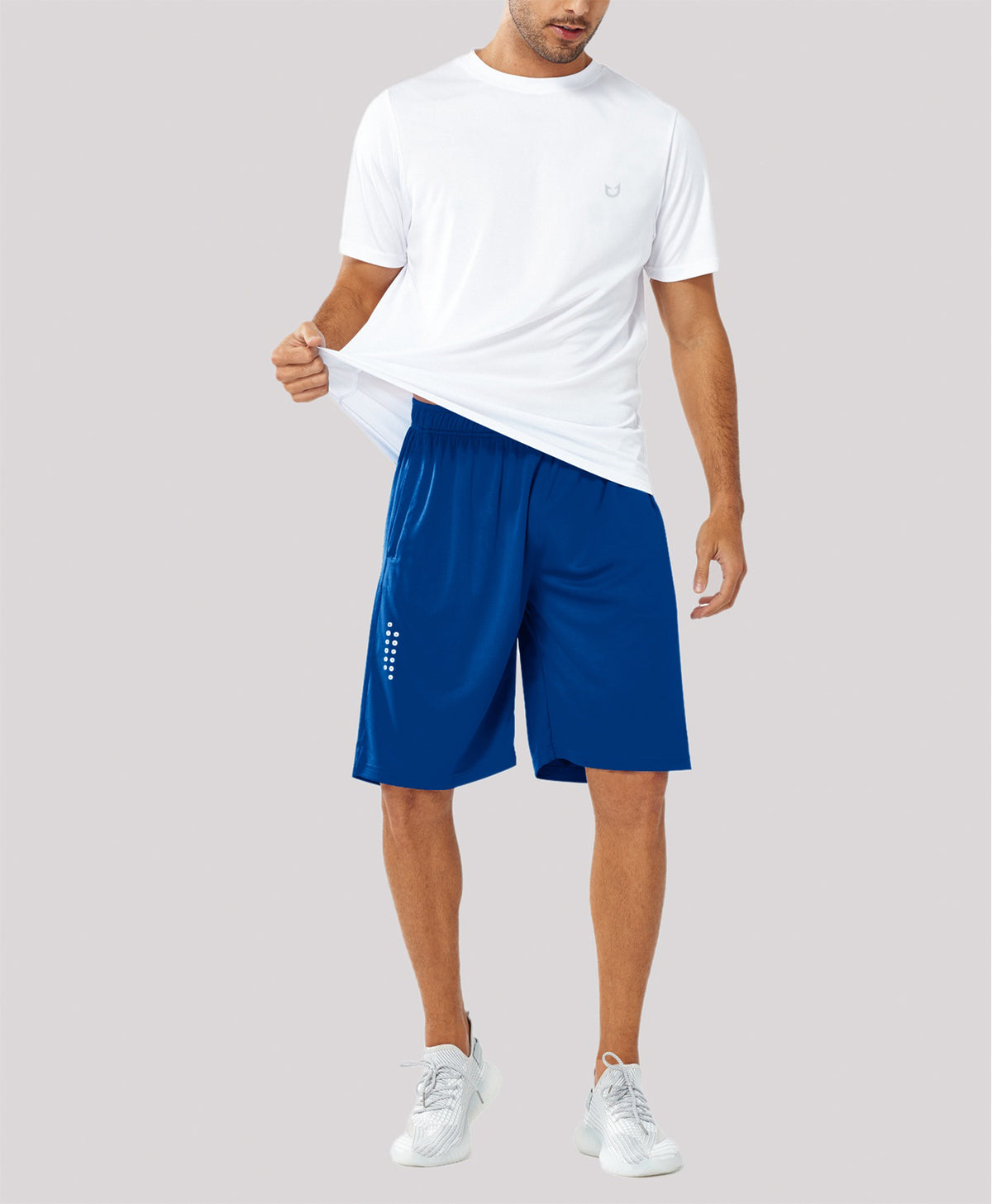 
Men's 10" Breathable Mesh Basketball Athletic Shorts — Royal Blue