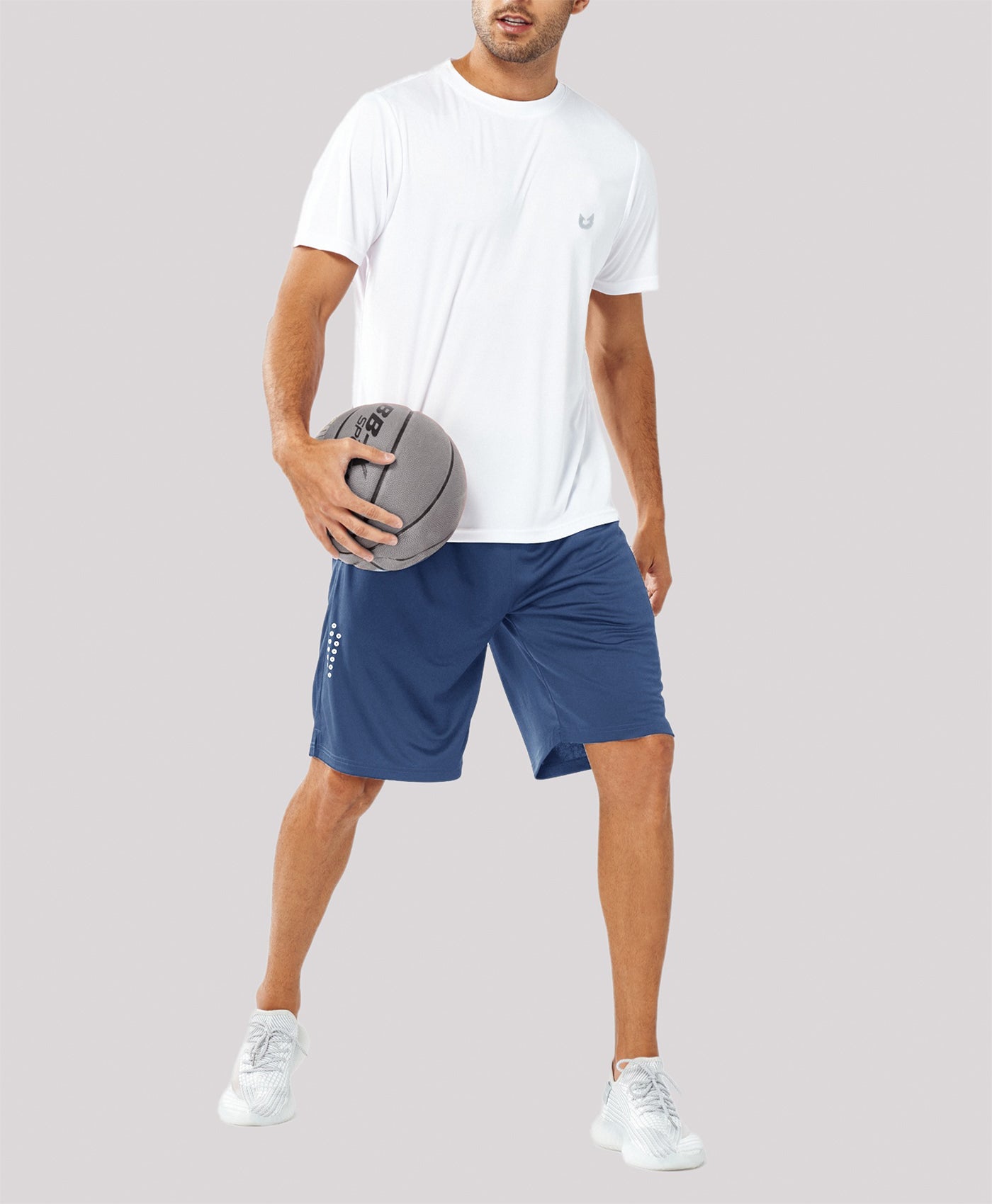Northyard Men's 10" Breathable Mesh Basketball Athletic Shorts Quick-Dry Workout Shorts with Zipper Pockets
#color_Federal Blue