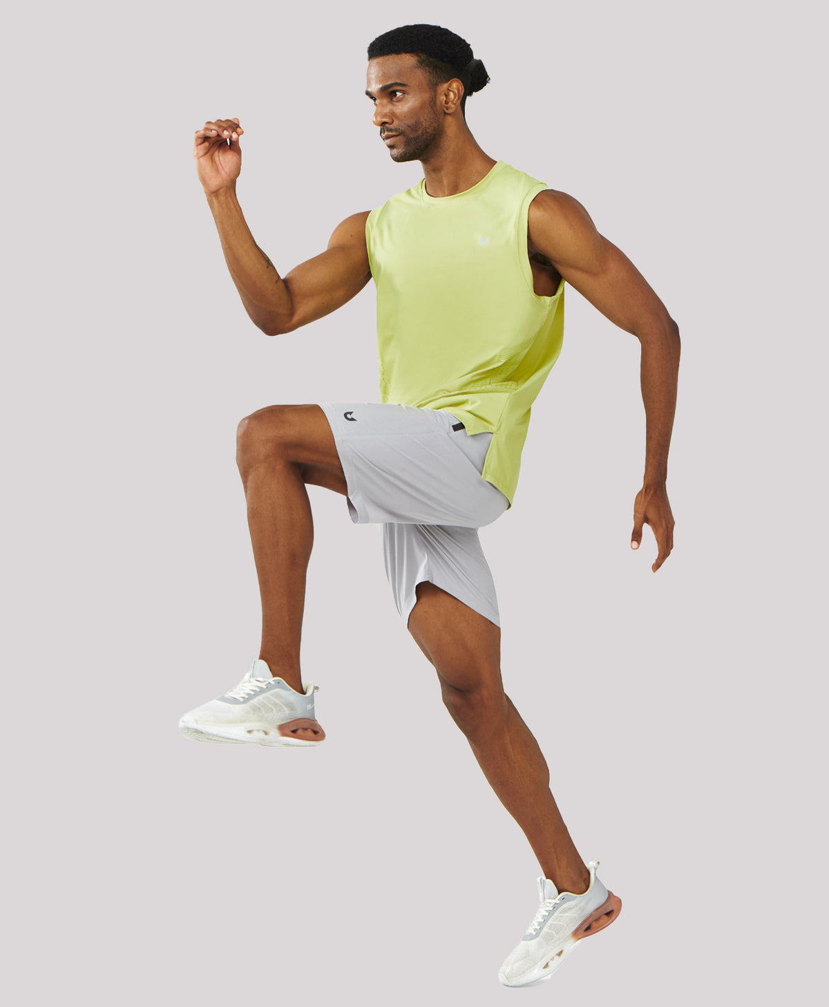 Northyard Men's Lightweight Muscle Workout Tank Tops Quick-Dry Breathable Sleeveless T-Shirts for Gym
#color_lemon yellow
