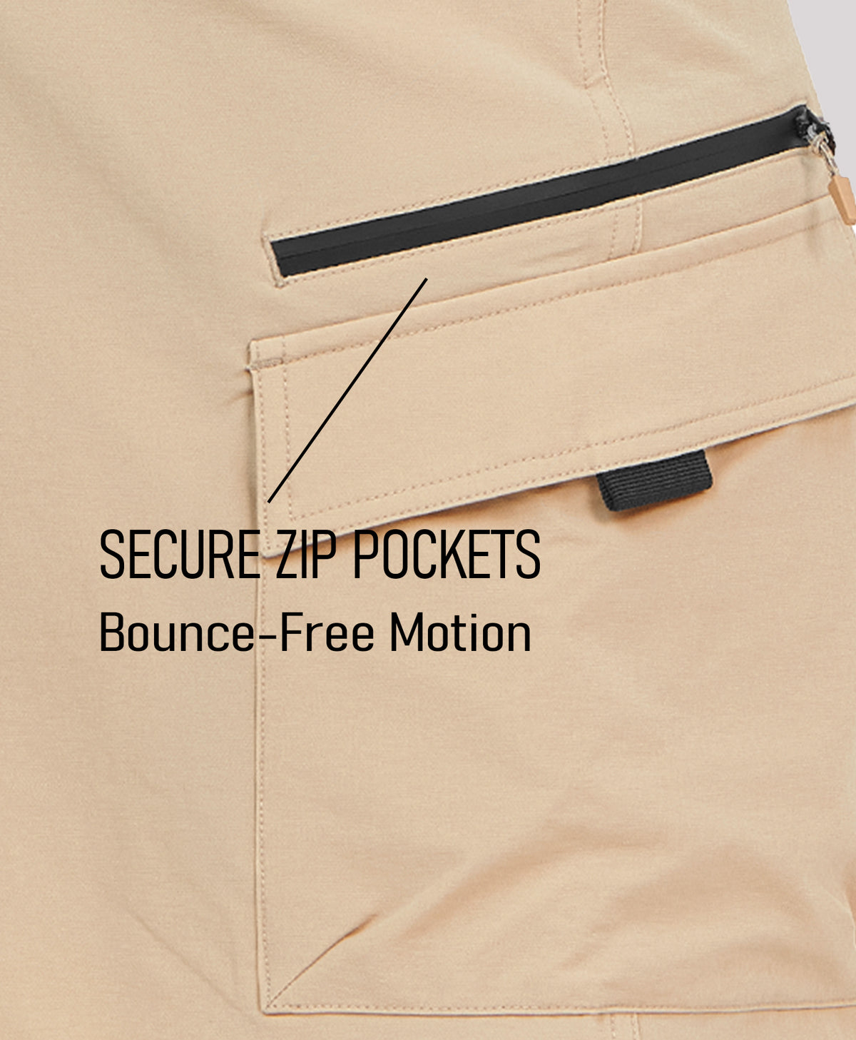 
Men's 9" Lightweight 7-Pocket Cargo Hiking Shorts — Light Khaki