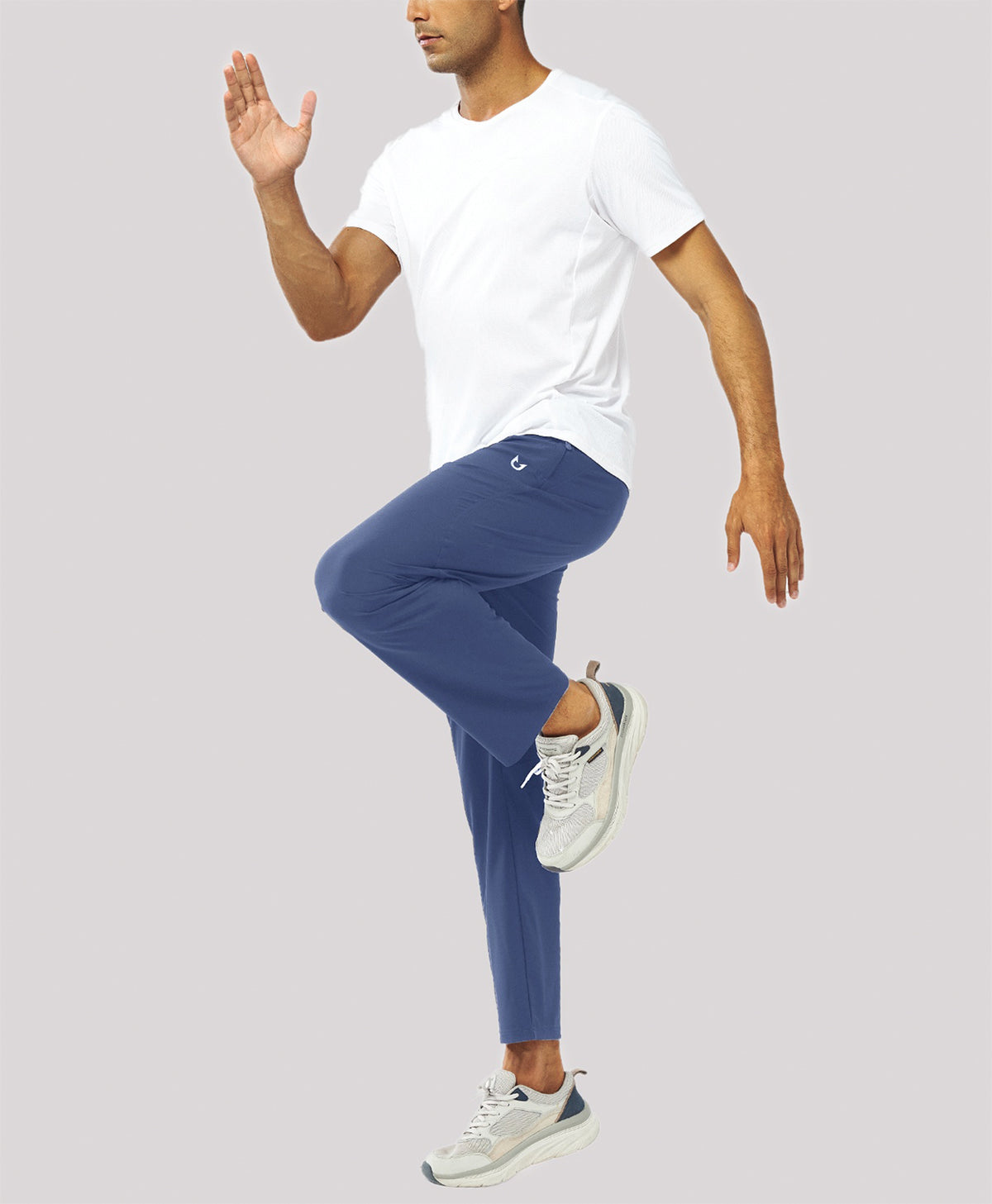 
Men's Lightweight Running Pants with Zipper Pockets — Federal Blue