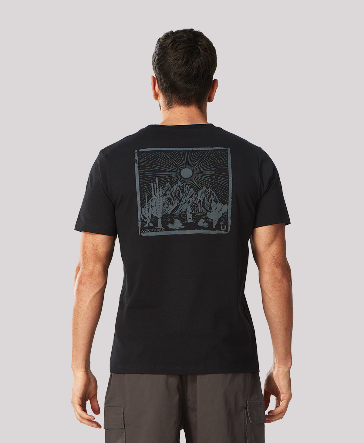 
Men's Soft 100% Cotton Graphic T-Shirts — Black