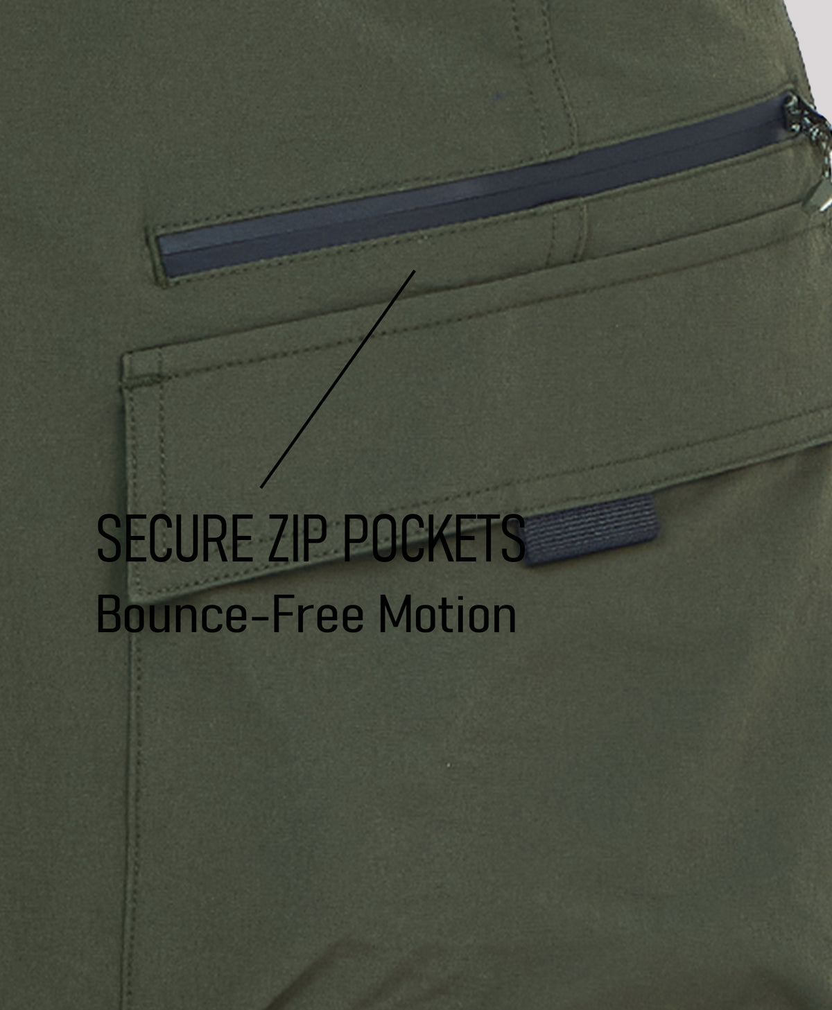 NORTHYARD Men's 9" Lightweight 7-Pocket Cargo Hiking Shorts Water-Repellent Outdoor Shorts
#color_Army Green