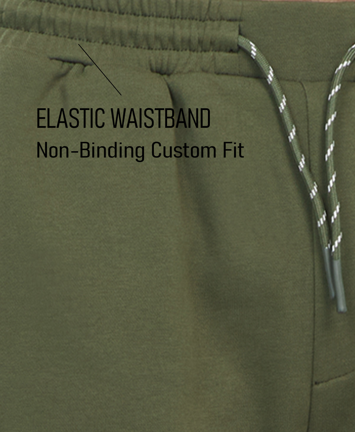 
Men's 7" Soft Cotton Sweat Shorts with Zip Pockets — Army Green