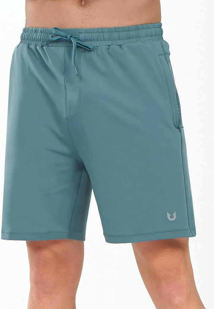 NORTHYARD Men's 7" Melanite Breathable Running Shorts with Pocket for Tennis Gym Training Front