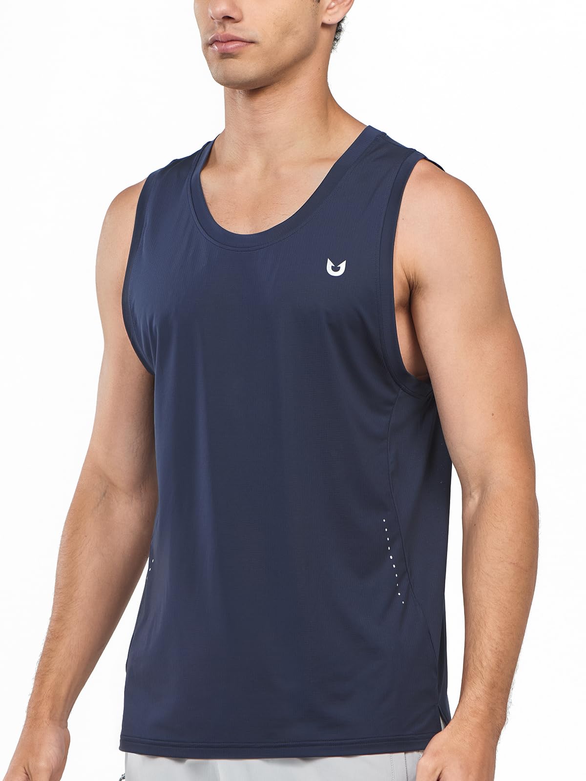 NORTHYARD Navy Running Tank Tops for Men Plus Size Sleeveless Dry fit Summer Work Gym