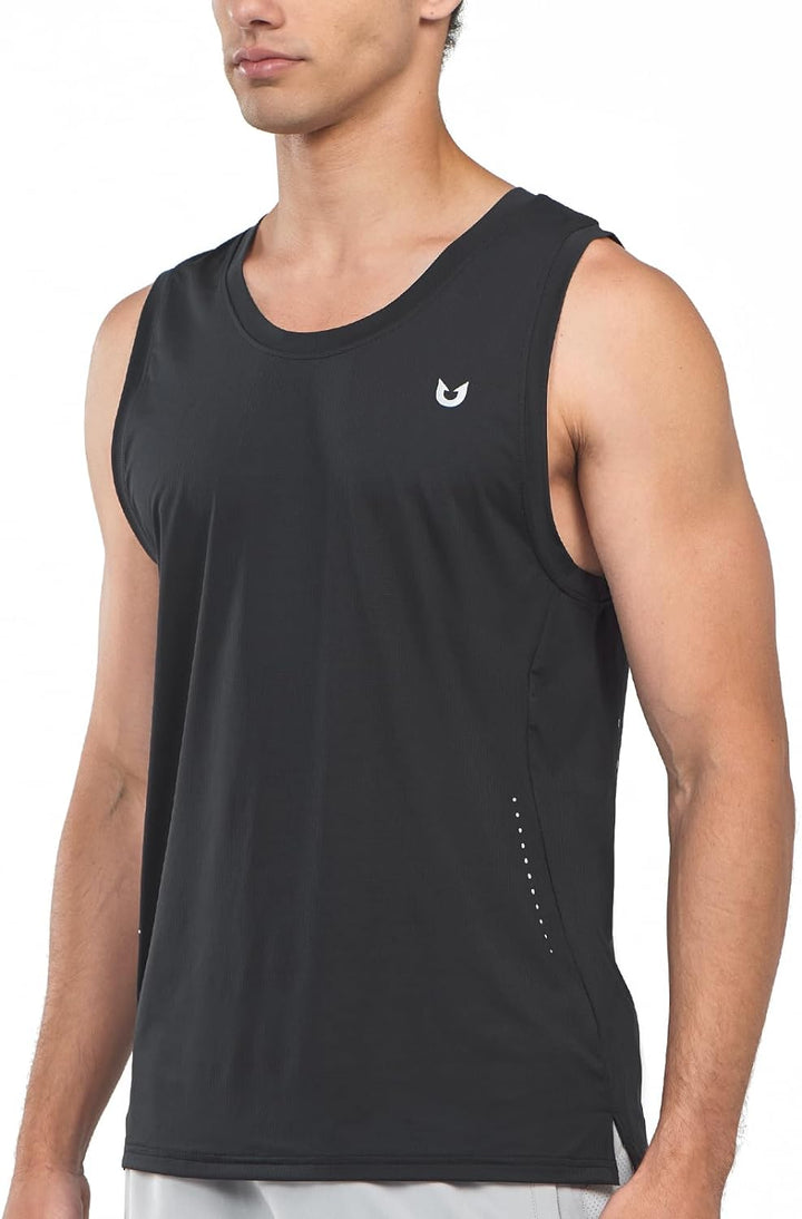NORTHYARD Black Running Tank Tops for Men Plus Size Sleeveless Dry fit Summer Work Gym