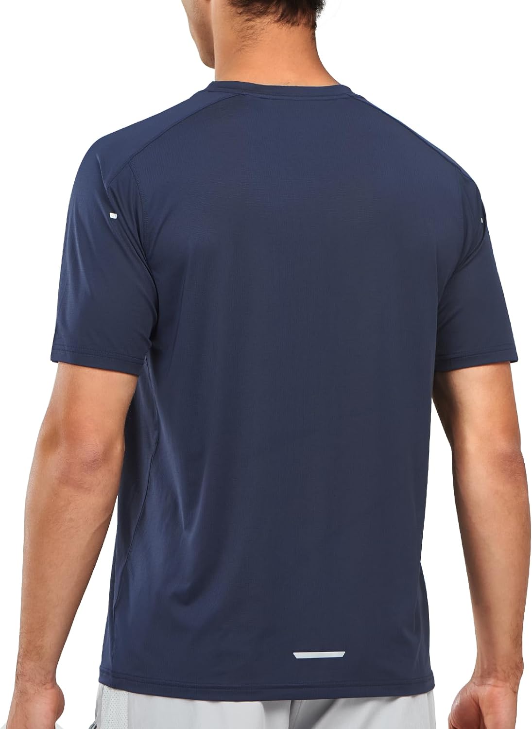 Men’s Navy Compression T-Shirts Back