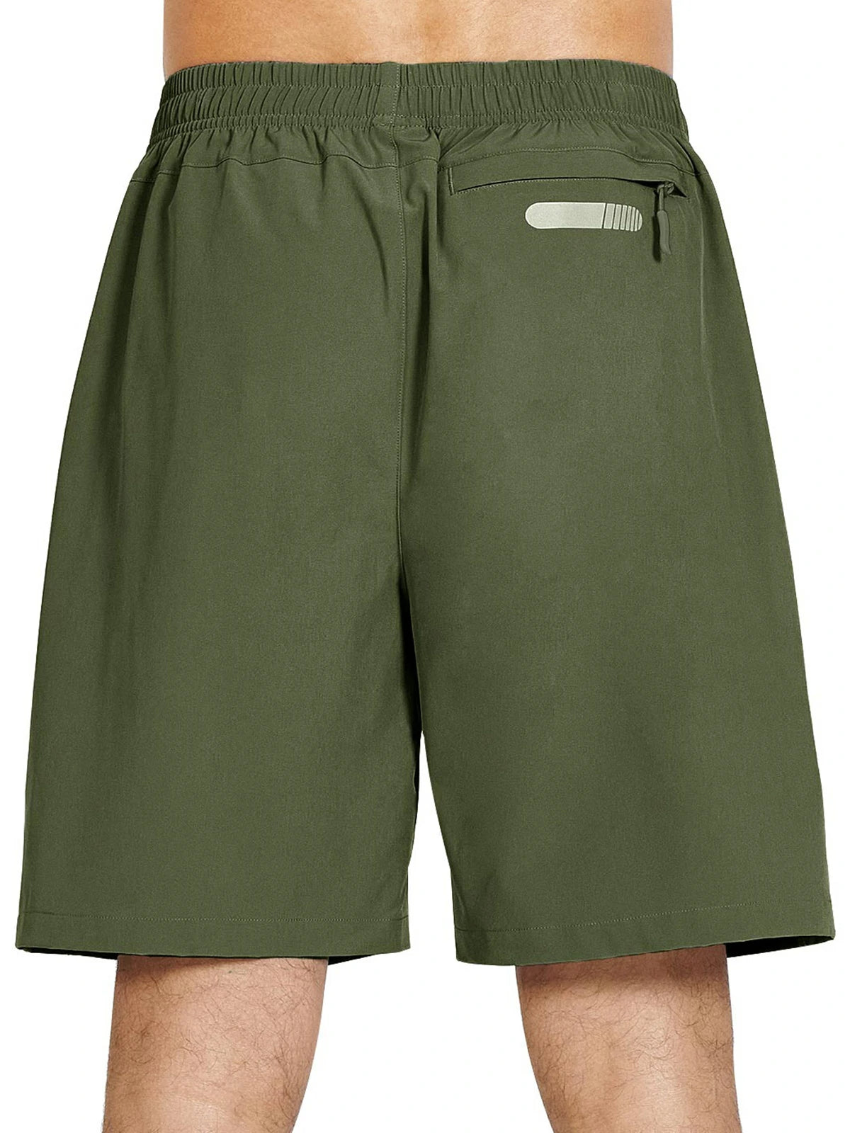 Men's Athletic Workout 7 Inch Gym Shorts with Zipper Pocket for Hiking