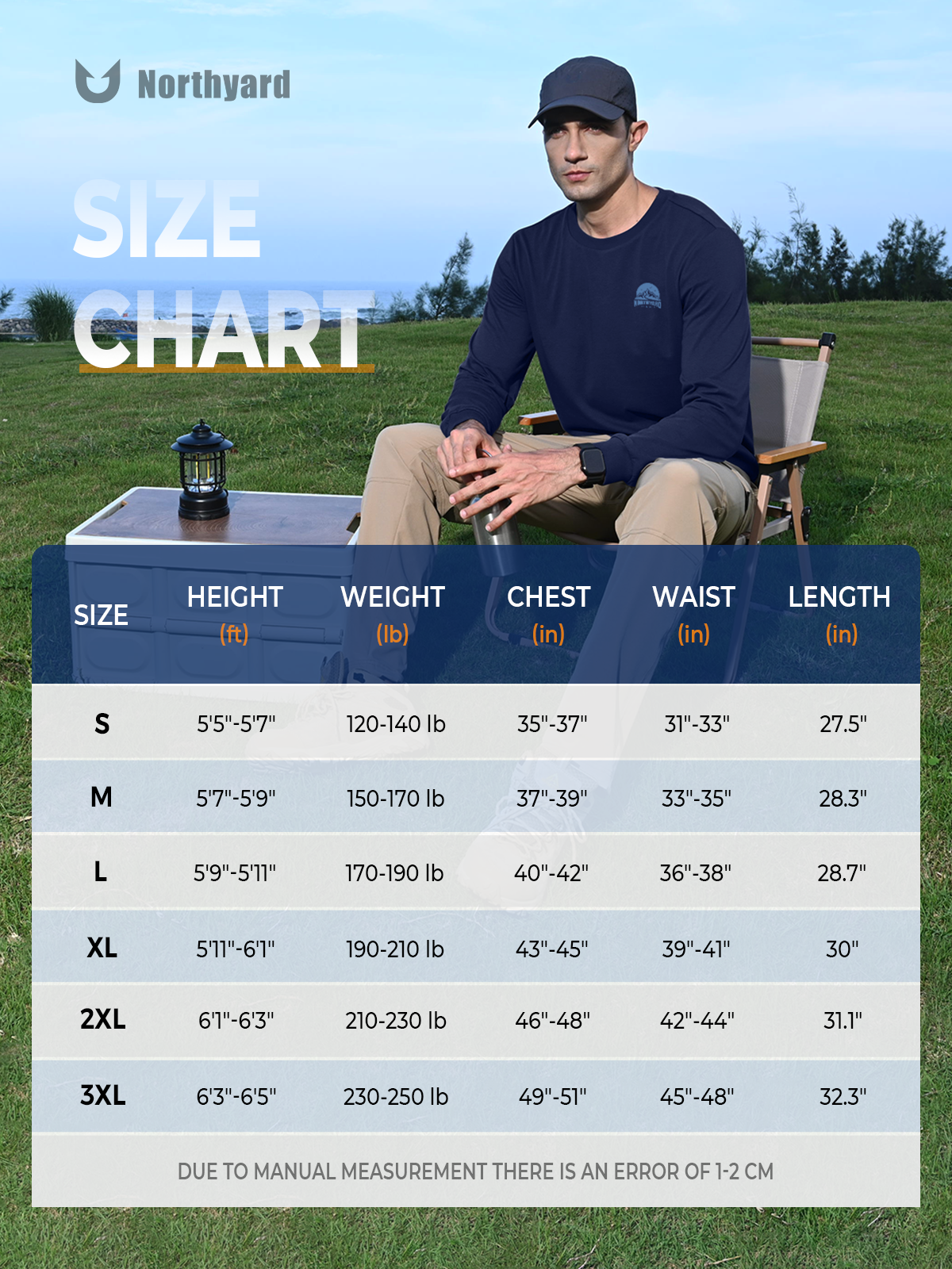 Men's Cotton Long Sleeve T-Shirts Graphic Casual Crew Neck for Work