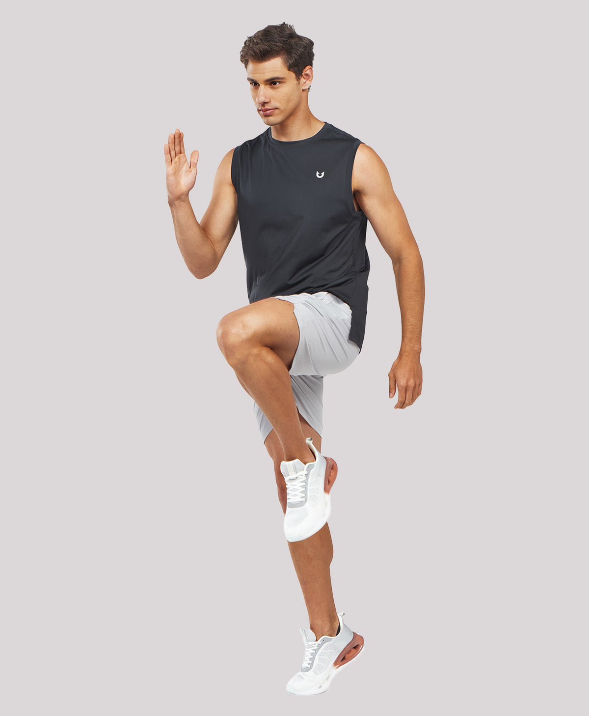 Northyard Men's Lightweight Muscle Workout Tank Tops Quick-Dry Breathable Sleeveless T-Shirts for Gym
#color_Black
