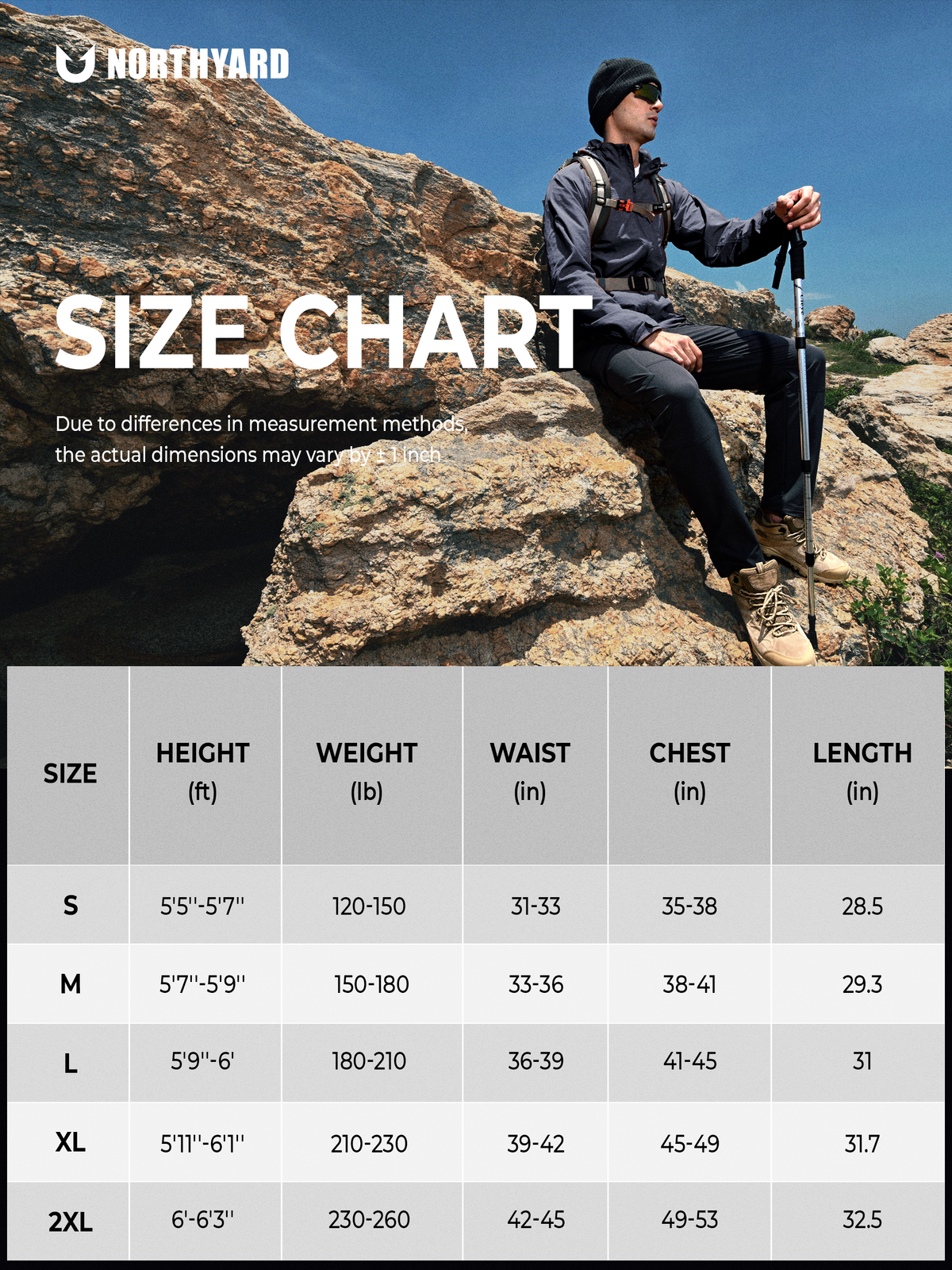 Men's Windbreaker Jackets Lightweight Hooded Windproof Coat for Hiking