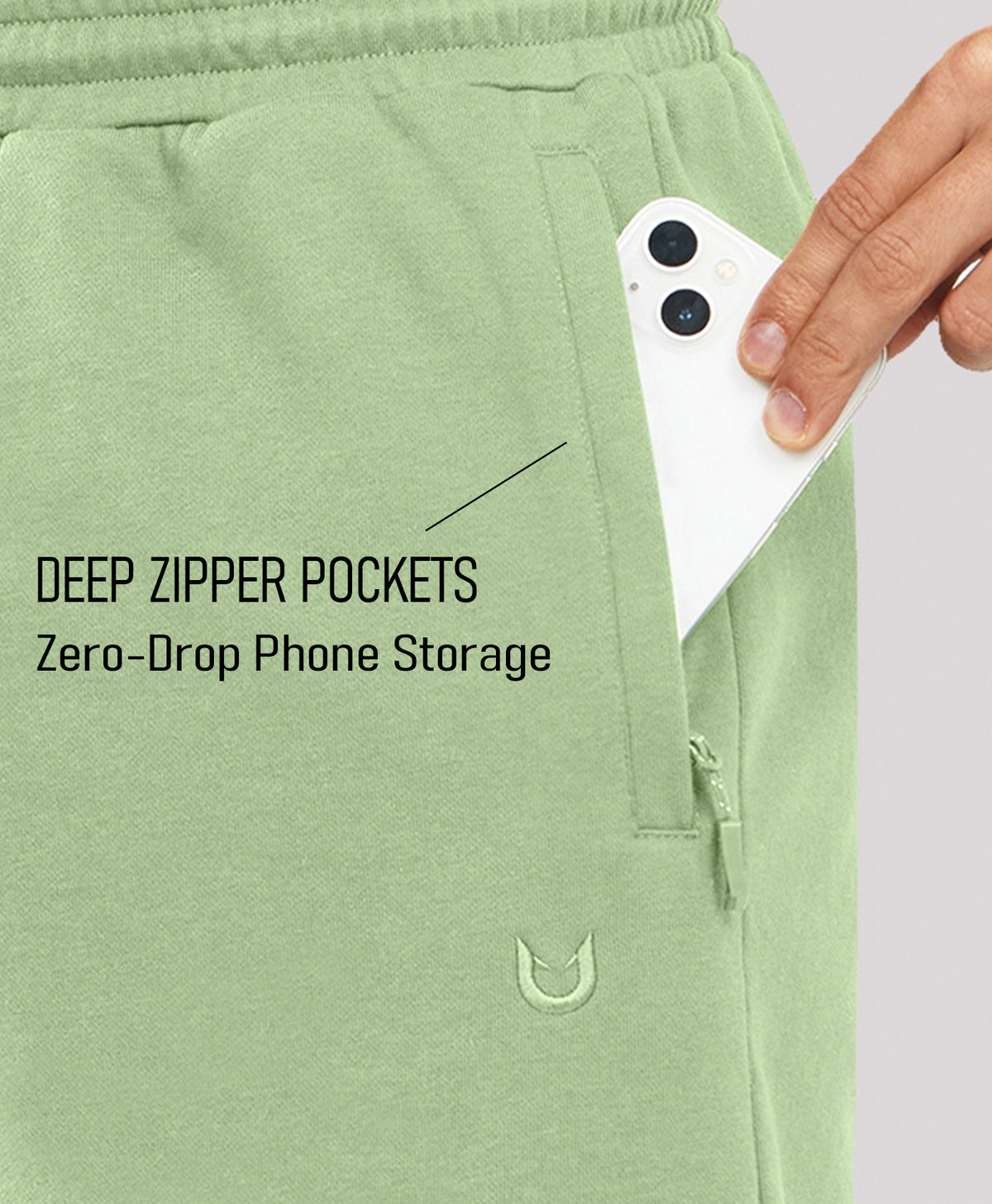 
Men's 7" Soft Cotton Sweat Shorts with Zip Pockets — Lodenfrost