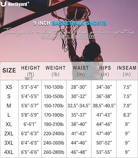 Men's Hiking 9 Inch Inseam Athletic Shorts Quick Dry Fit Gym Workout