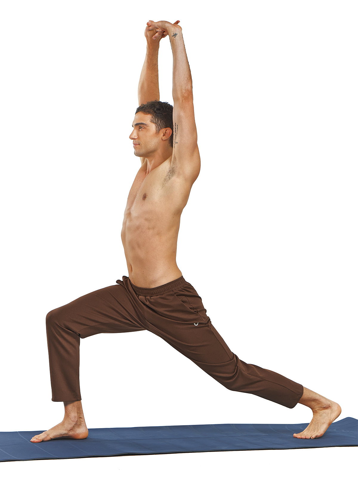 Men's Cotton Yoga Sweatpants Casual Athletic Straight Leg with Pockets