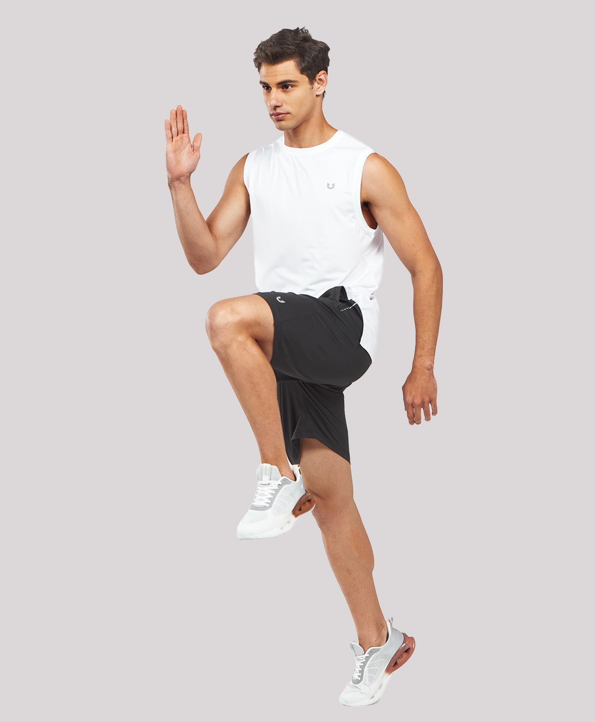 
Men's Lightweight Muscle Workout Tank Tops — White