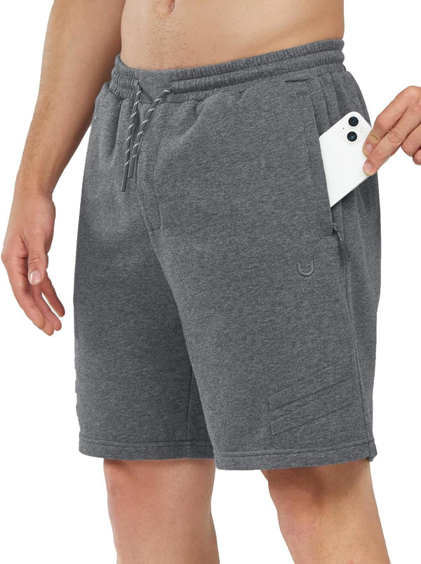 Men’s Smoke Heather 7-Inch Cotton Biker Shorts